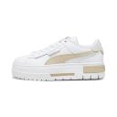 Mayze Crashed Women's Sneakers in White/Granola, Size 6 by Puma