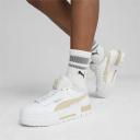 Mayze Crashed Women's Sneakers in White/Granola, Size 6 by Puma