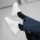 Mayze Stack Leather Women's Sneakers in White, Size 8 by Puma