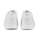 Mayze Stack Leather Women's Sneakers in White, Size 8 by Puma