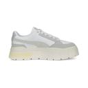 Mayze Stack Luxe Women's Sneakers in White/Nimbus Cloud, Size 11 by Puma