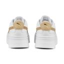 Mayze Stack Sneakers Women in White/Light Sand, Size 9 by Puma