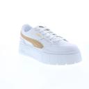 Mayze Stack Sneakers Women in White/Light Sand, Size 9 by Puma