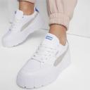 Mayze Stack Sneakers Women in White/Royal Sapphire, Size 6 by Puma