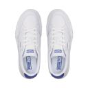 Mayze Stack Sneakers Women in White/Royal Sapphire, Size 6 by Puma