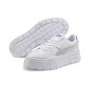 Mayze Stack Sneakers Women in White/Royal Sapphire, Size 6 by Puma