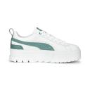Mayze Women's Sneakers in White/Adriatic, Size 9.5 by Puma