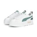 Mayze Women's Sneakers in White/Adriatic, Size 9.5 by Puma