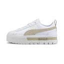 Mayze Women's Sneakers in White/Peyote, Size 6.5 by Puma