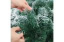 Mazam Christmas Tree 2.1M 7ft Snowy Decorations 1000 Tips