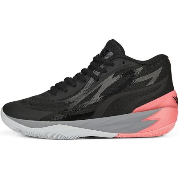 MB.02 Unisex Basketball Shoes in Black/Sunset Glow, Size 6.5 by Puma