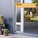 Medium Silver Patio Pet Door