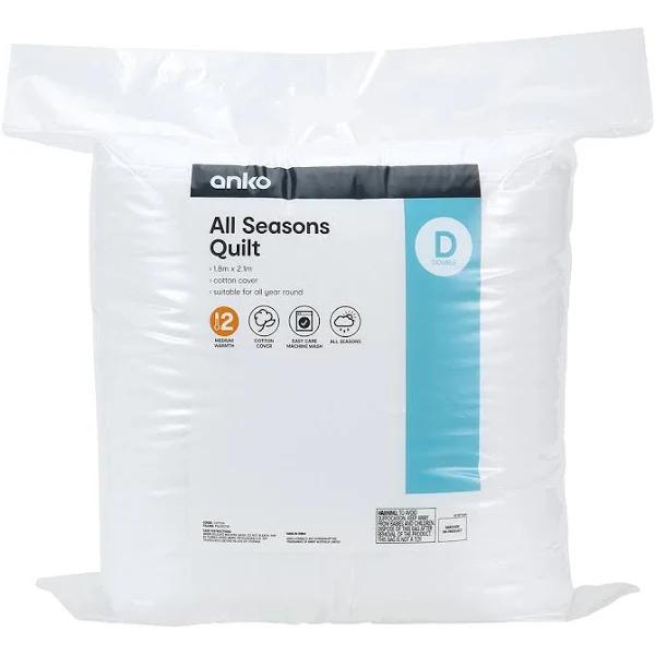 Medium Warmth All Seasons Quilt - Double Bed