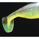 Megabass Hazedong Shad Green Pumpkin Chartreuse; 3 in.