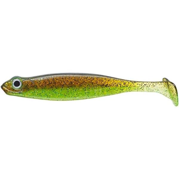Megabass Hazedong Shad Green Pumpkin Chartreuse; 3 in.