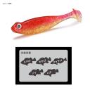 Megabass Worm Hazedon Shad SW 3 inch Glow Pearl White
