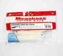 Megabass Worm Hazedon Shad SW 4.2 Inch Glow Pearl White