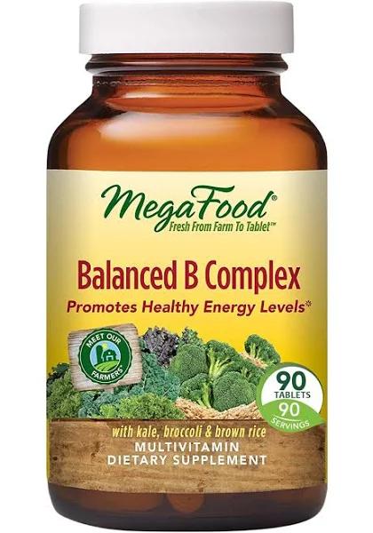 MegaFood - Balanced B Complex - 30 Tablets