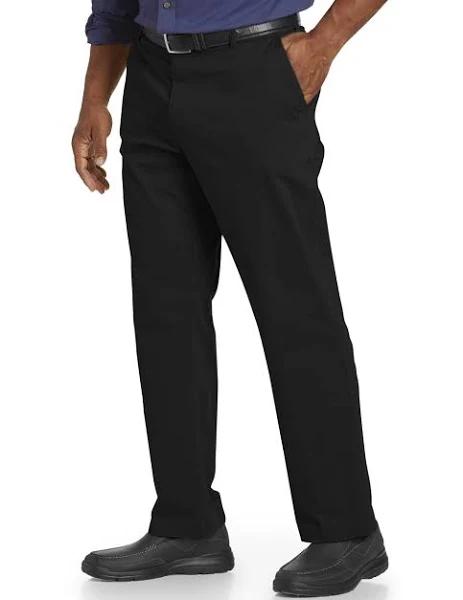 Men's Big & Tall Extreme Comfort Khaki by Lee in Black (Size 52 28)