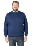 Men's Big & Tall Fleece Crewneck Sweatshirt by KingSize in Navy (Size 6XL)
