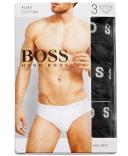 Men's Boss 3-Pack Cotton Briefs, Size Medium - Grey
