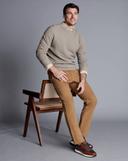 Men's Cotton Chino Trousers - Yellow