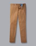 Men's Cotton Chino Trousers - Yellow