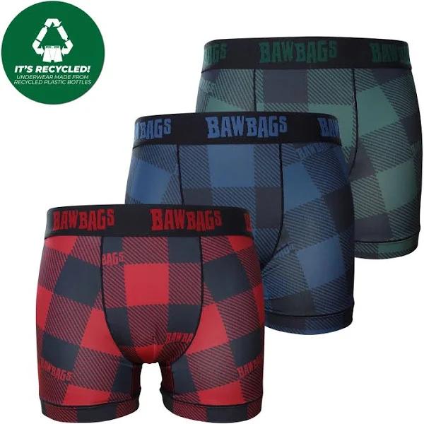 Men’s Flannel Underwear Multipack | Bawbags L