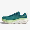 Men's Hoka Bondi 8 Running Shoes, 12, Red Alert/Flame