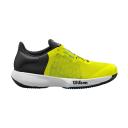 Men's Kaos Swift Tennis Shoe (2022) Black/China Blue/Green / 9.5 US