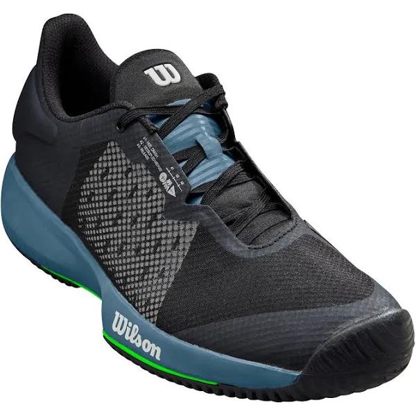 Men's Kaos Swift Tennis Shoe (2022) Black/China Blue/Green / 9.5 US