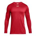 Men's Locker 2.0 Long Sleeve Shirt | Red/Silver | Xs | Under Armour