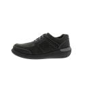 Men's Miles Casual Shoes by Drew in Black Nubuck Leather (Size 11 M)