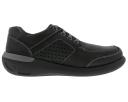 Men's Miles Casual Shoes by Drew in Black Nubuck Leather (Size 8 M)