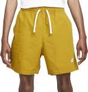 Men's Nike Club Woven Washed Flow Shorts - Black