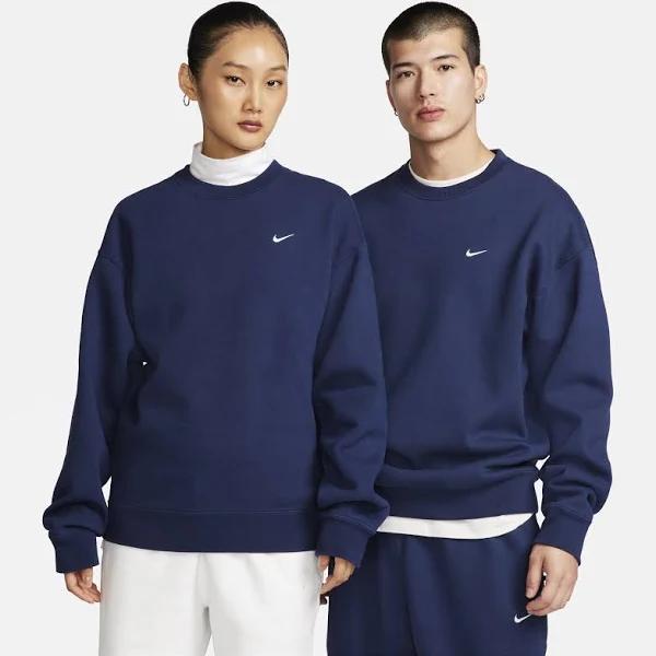 Men's Nike NRG Premium Essentials Crew Neck Sweatshirt - Navy