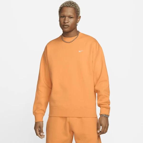 Men's Nike NRG Premium Essentials Crew Neck Sweatshirt - Orange