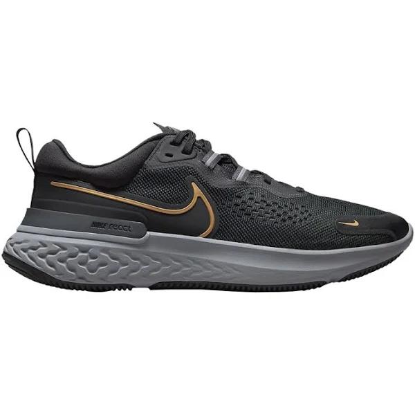 Men's Nike React Miler 2 - Black/Metallic_Gold - Size 10