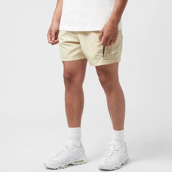 Men's Nike Swim 5" Cargo Volley Shorts - Beige