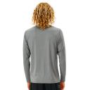 Men's Rip Curl Corp Icon Long Sleeve UV Rashguard Rashvest (Colour: Black, Size: L)