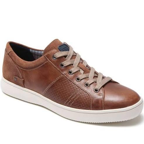 Men's Rockport Colle Textured Sneaker, Size 11 W - Brown