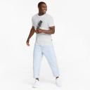 Men's Short Sleeve T-Shirt Puma Power Logo M White L