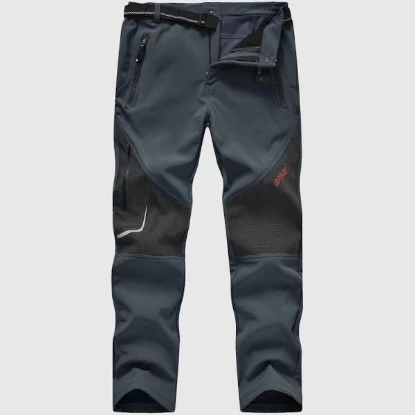 Men's Ski Waterproof Insulated Pants, Deep Gray / 40