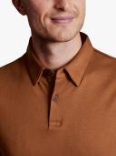 Men's Smart Jersey Cotton Polo - Toffee by Charles Tyrwhitt