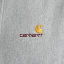 Men's Sweatshirt Carhartt WIP American Script Jacket I031686 Grey Heather