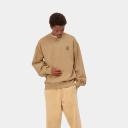 Men's Sweatshirt Carhartt WIP Vista Sweat I029522 Dusty H Brown