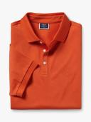 Men's Tyrwhitt Pique Cotton Polo - Orange by Charles Tyrwhitt