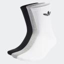 Mens Adidas Originals Crew Socks 3 Pack - White
