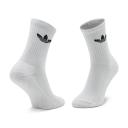 Mens Adidas Originals Crew Socks 3 Pack - White