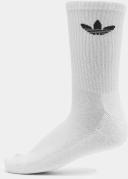 Mens Adidas Originals Crew Socks 3 Pack - White